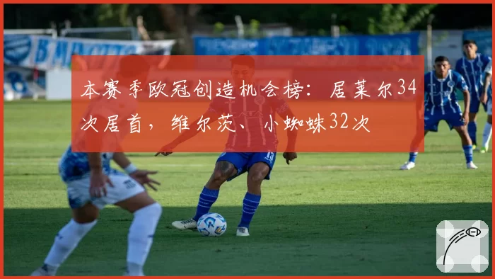 本赛季欧冠创造机会榜：居莱尔34次居首，维尔茨、小蜘蛛32次